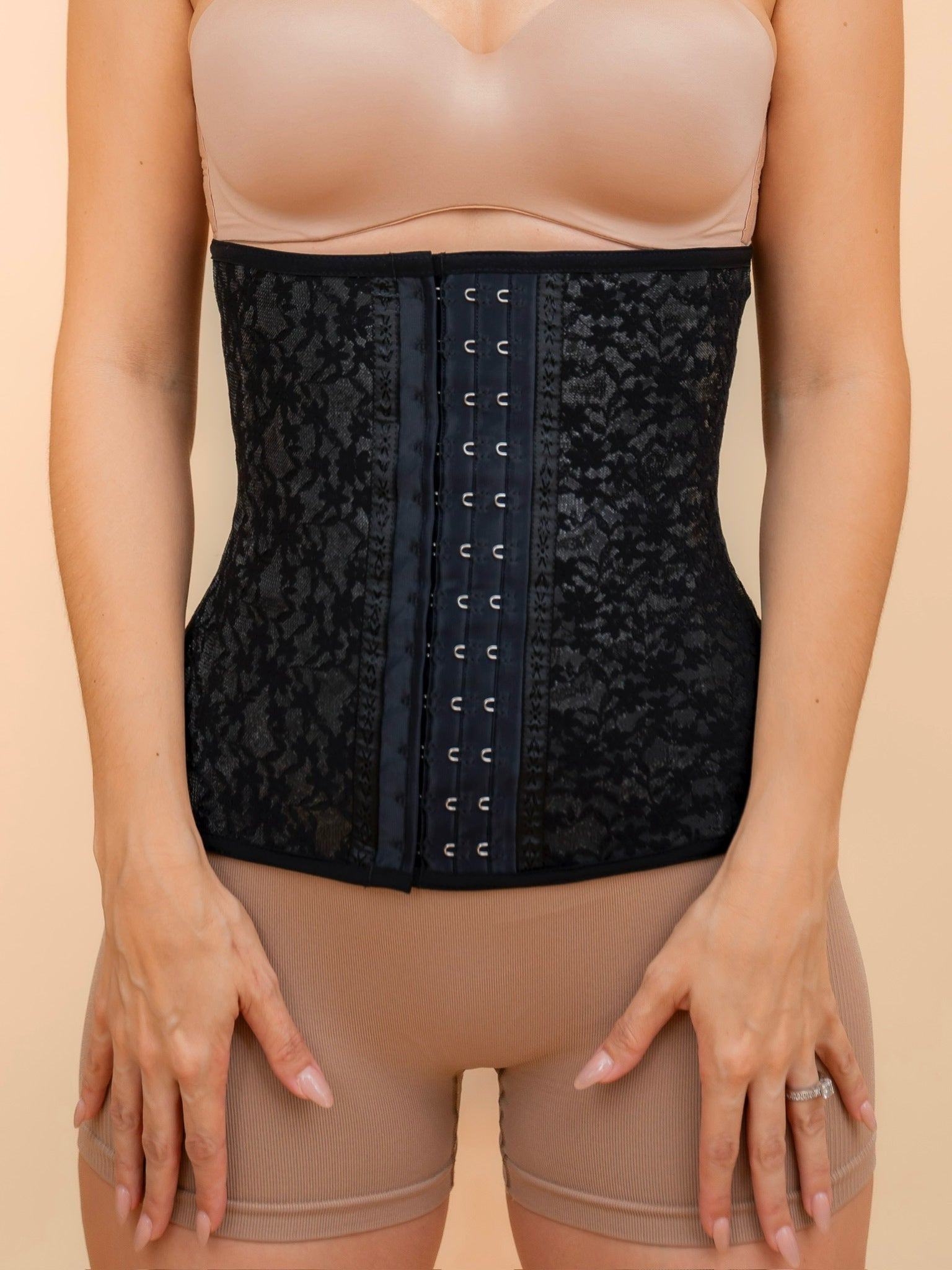 Cinturilla Lace Moldeadora Black