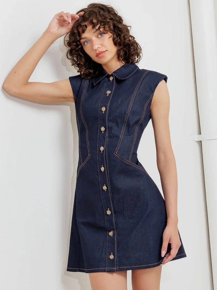 Mariane Denim Mini Dress
