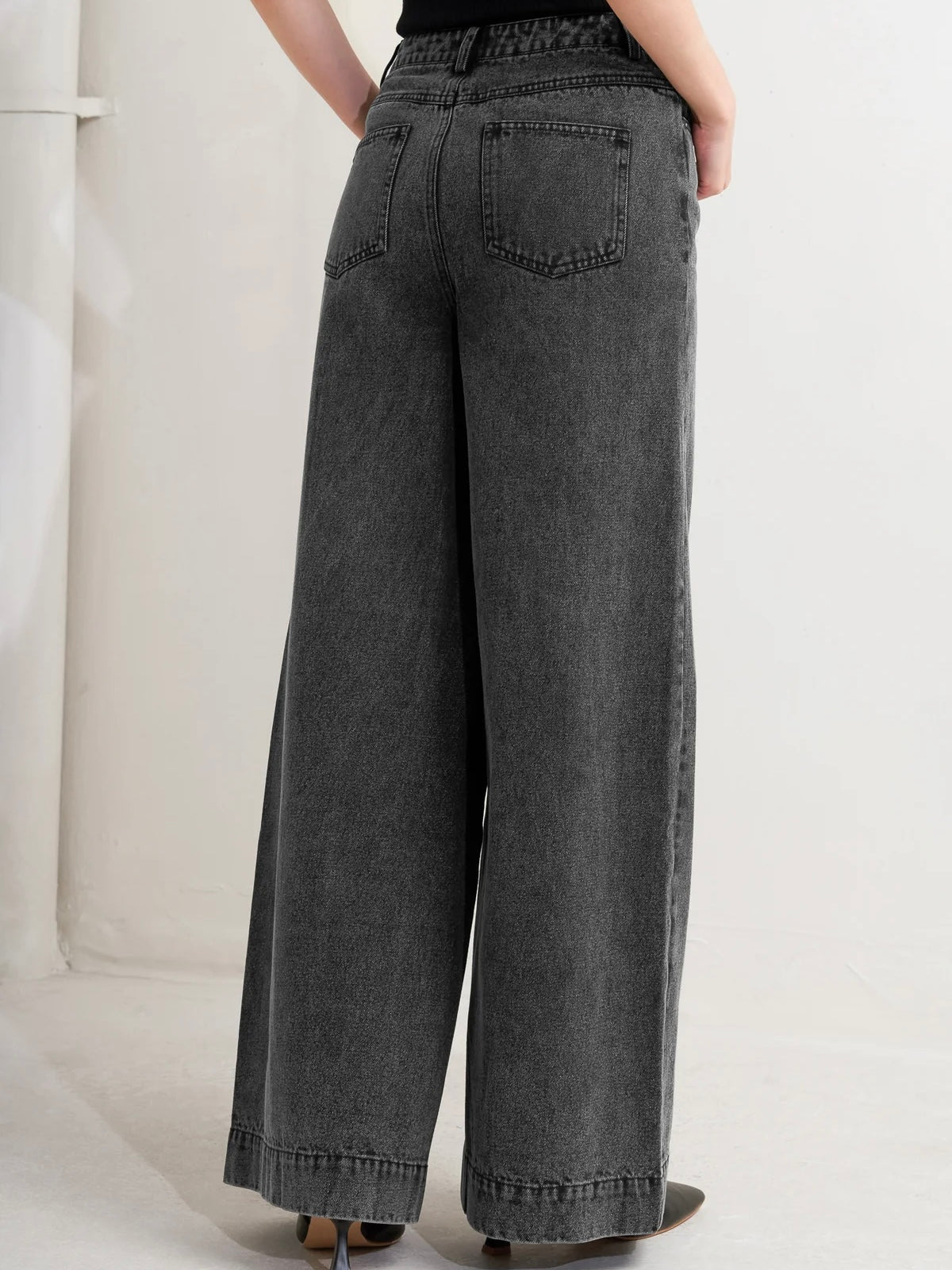 Diane Washed Denim Bottoms
