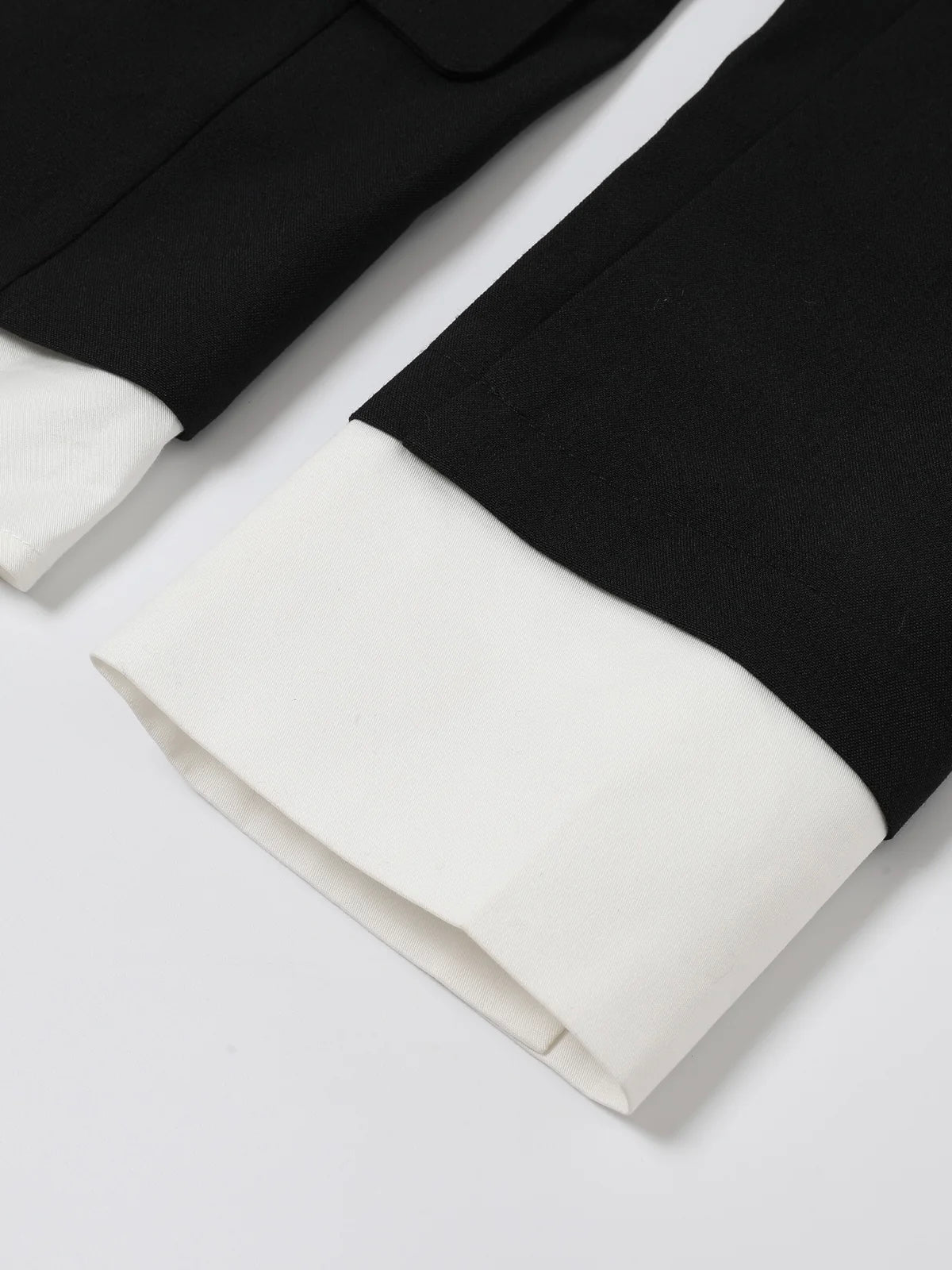 Claire Woven Blazer Black Blazer