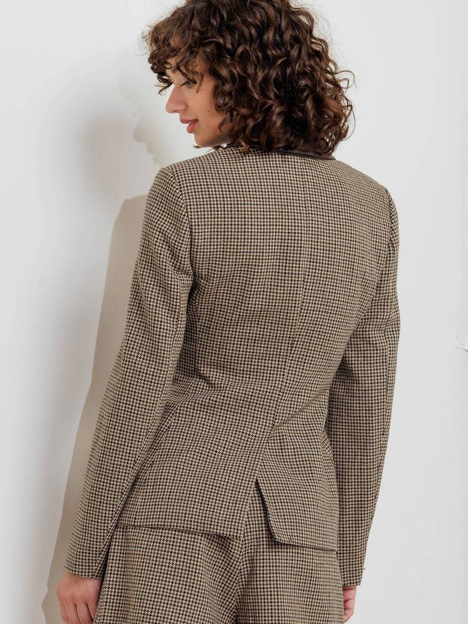 Dalia Woven Woolen Jacket