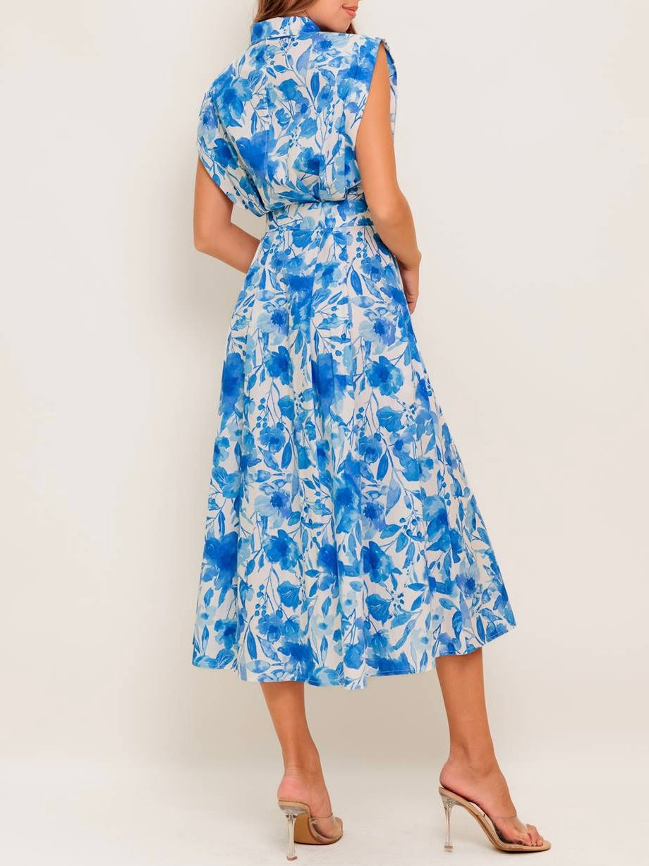 Celeste Woven Midi Dress