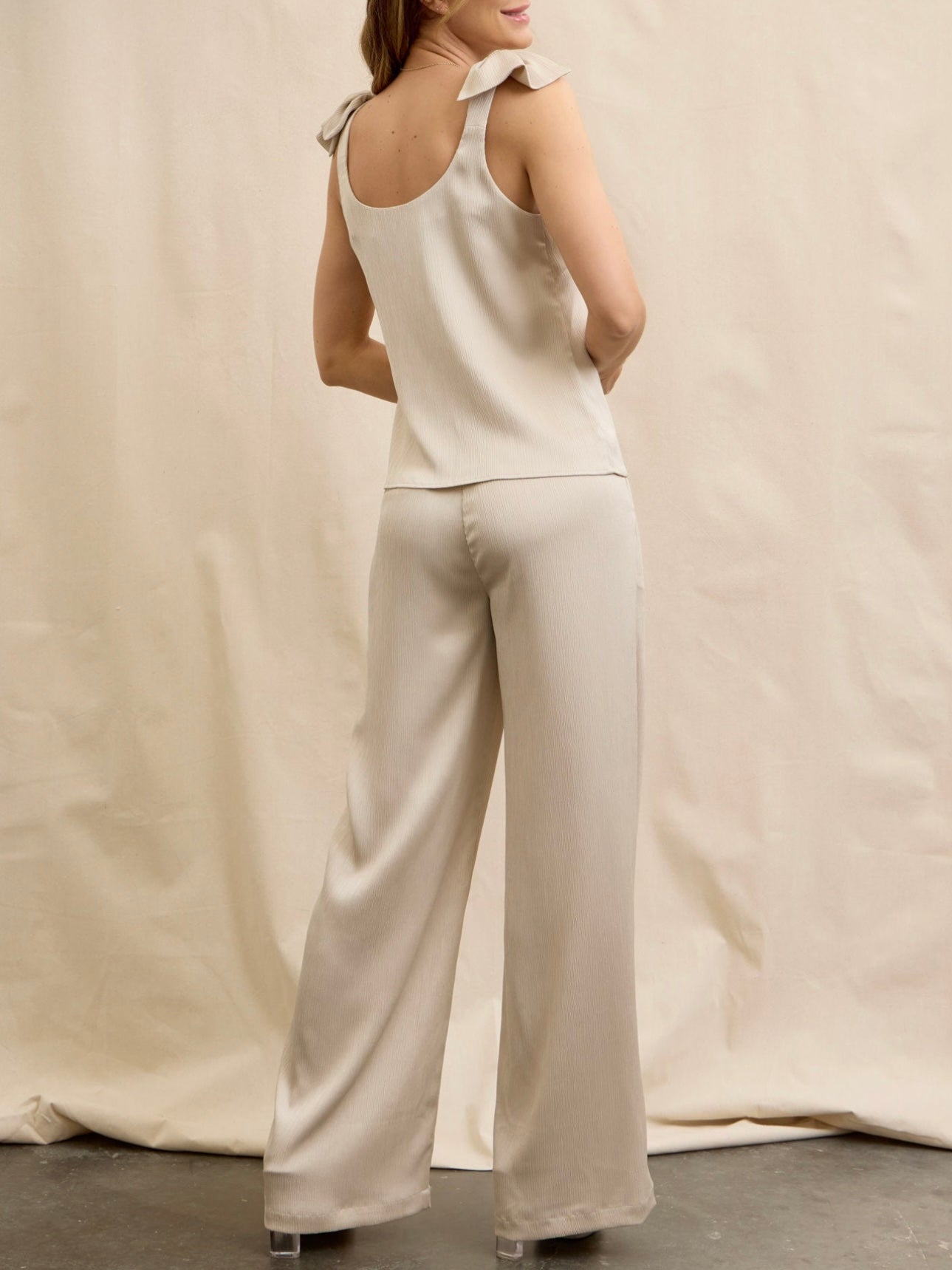 Camille 2 Piece Beige Set