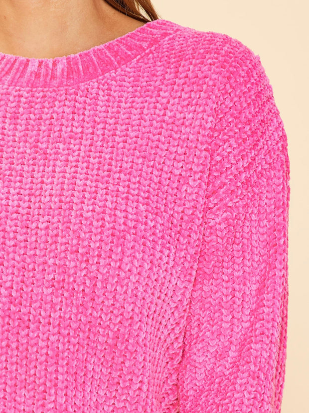 Greta Chenille Classic Sweater FS