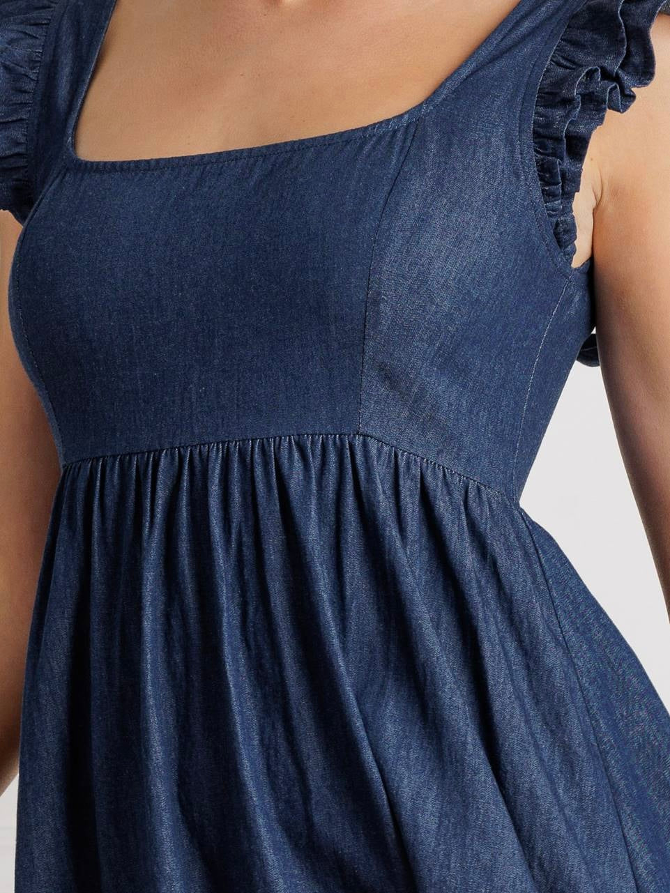 Cassandra Chambray Midi Dress
