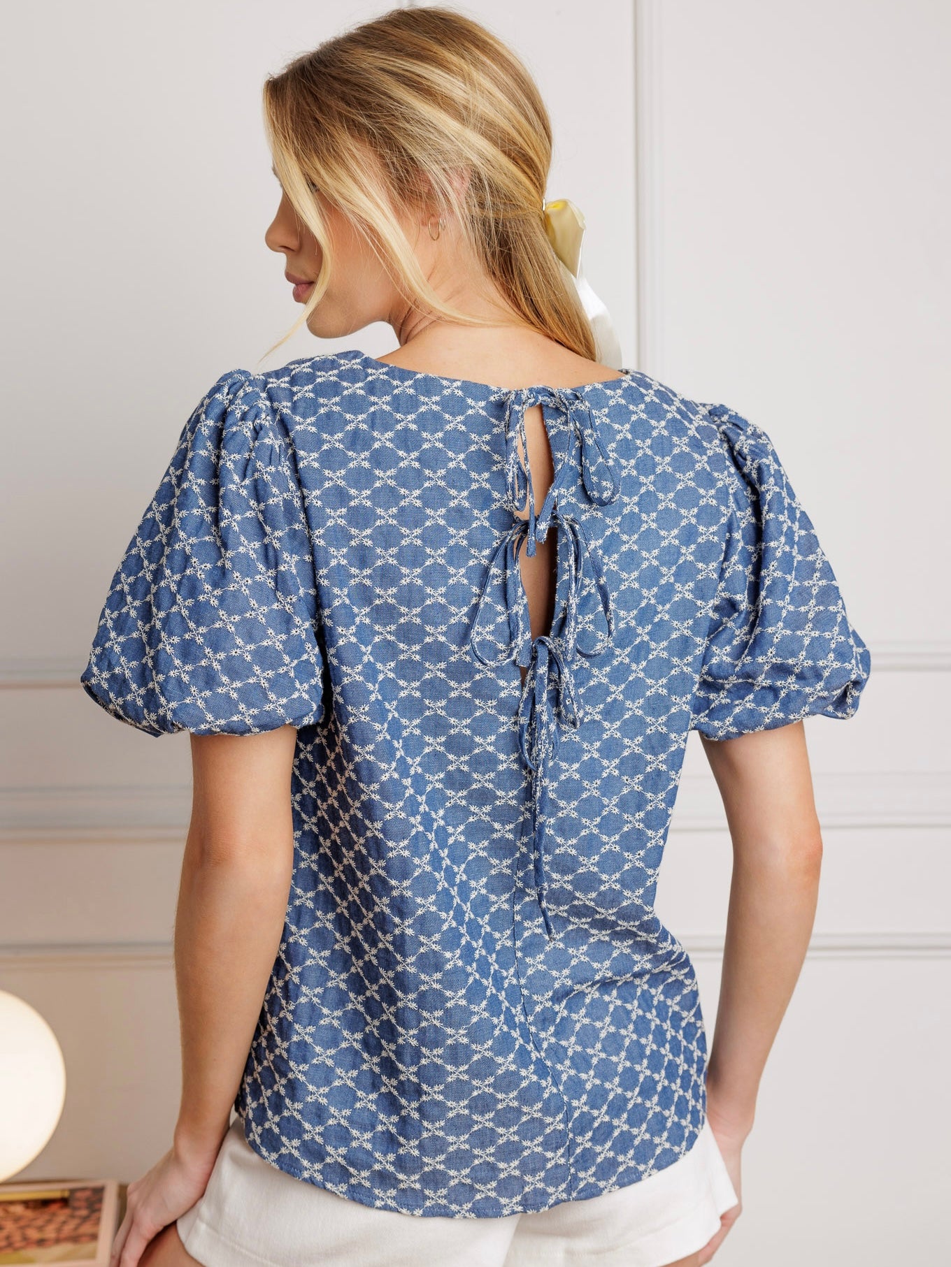 Julia Textured Woven Top