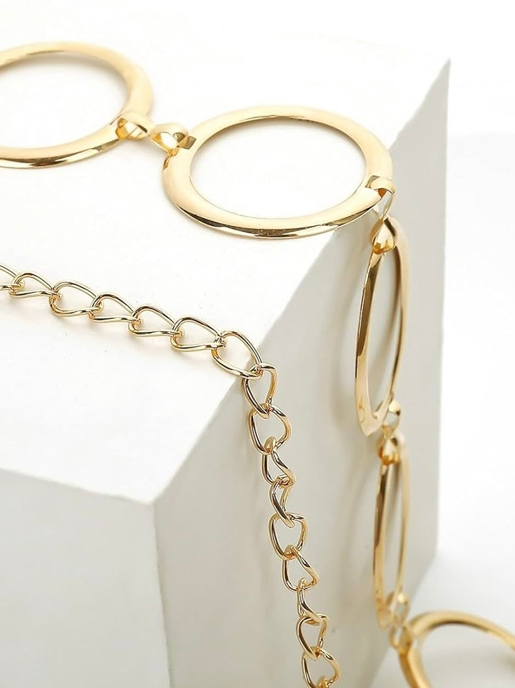 Simple Hoop Link Chain Belt