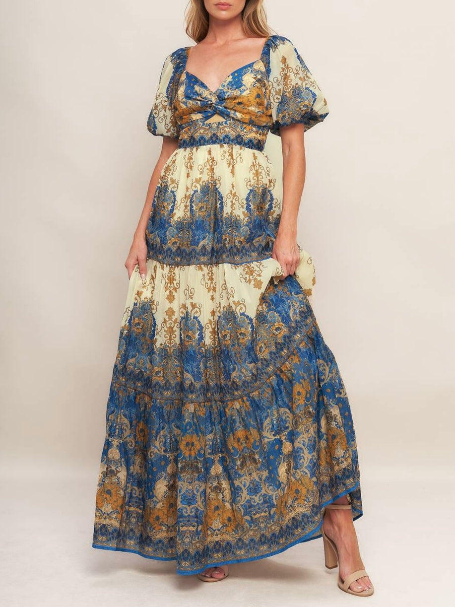 Gabrielle Woven Maxi Dress