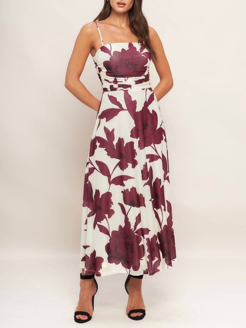 Cynthia Mesh Midi Dress