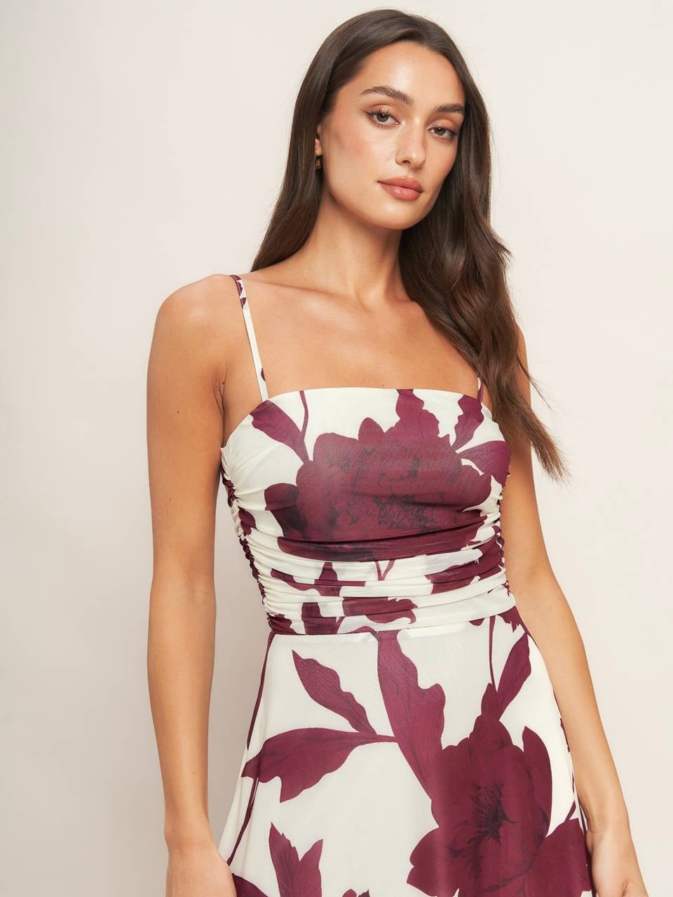Cynthia Mesh Midi Dress