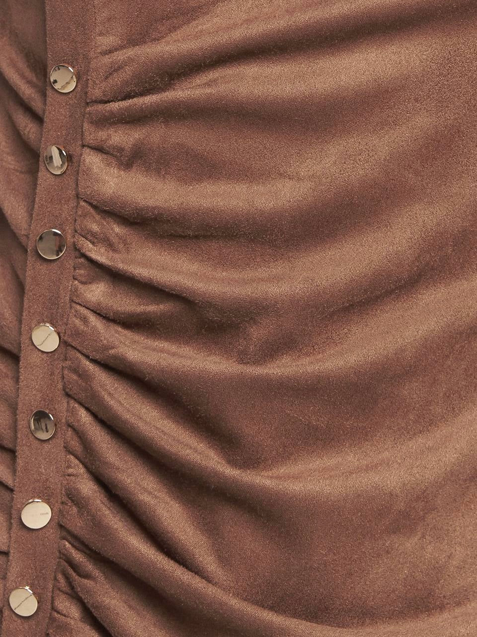 Ximena Faux Suede Top
