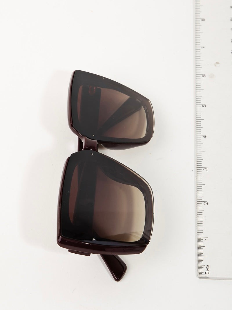 Oversized Frame Square Sunglasses
