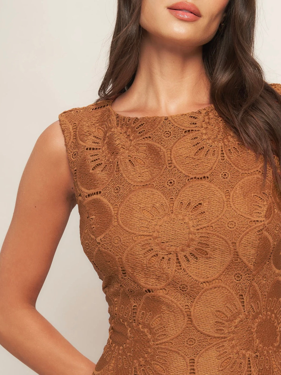 Vanessa Woven Lace Dress