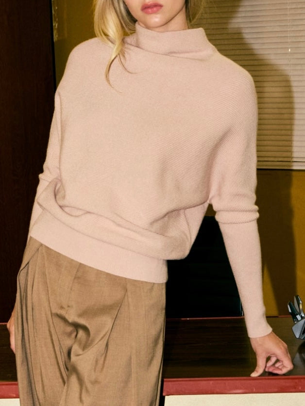 Maia Oversized Sweater Beige Top
