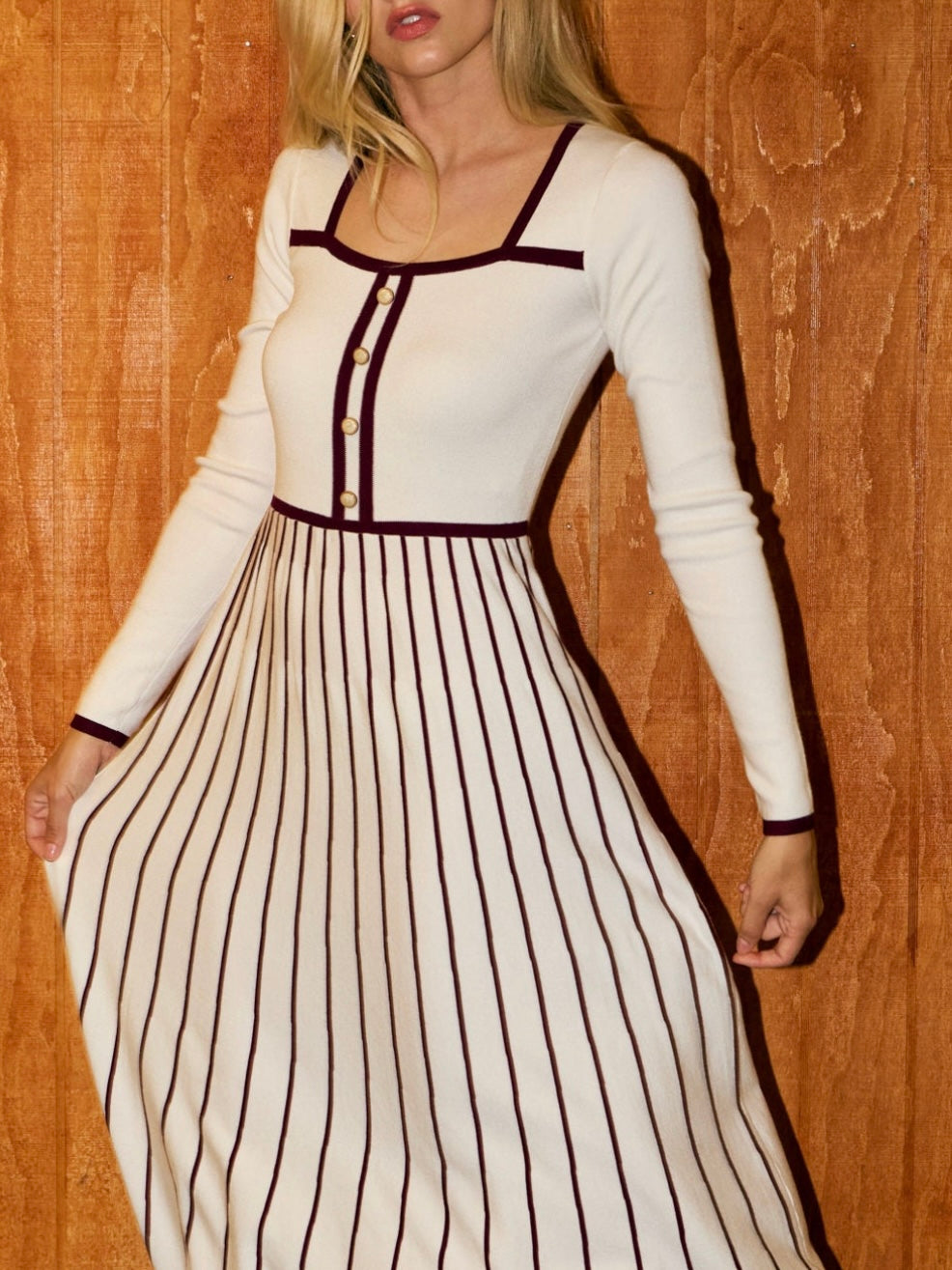 Esthela Knit Midi Dress