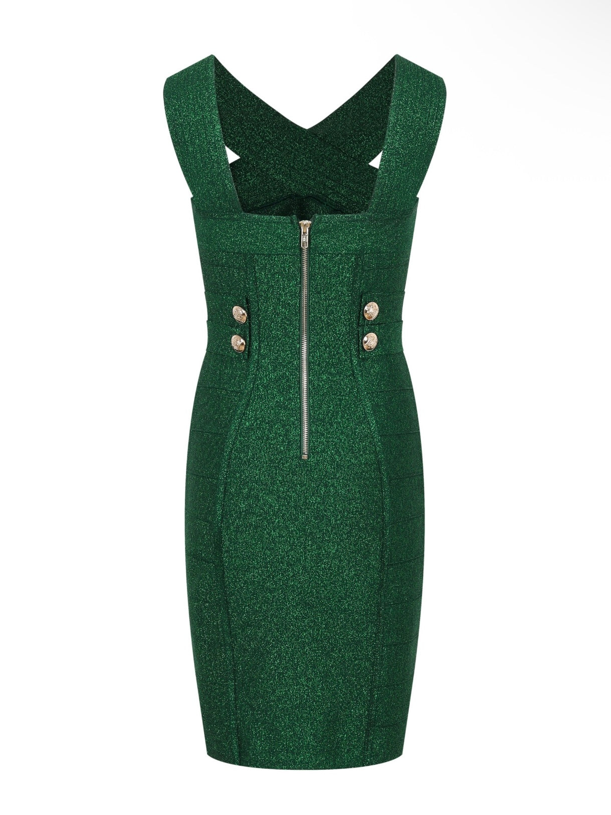 Angela Bandage Green Dress