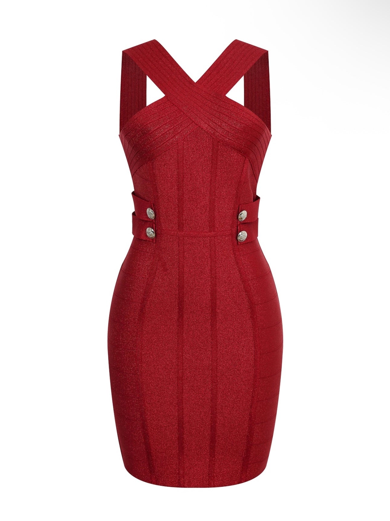Angela Bandage Red Dress