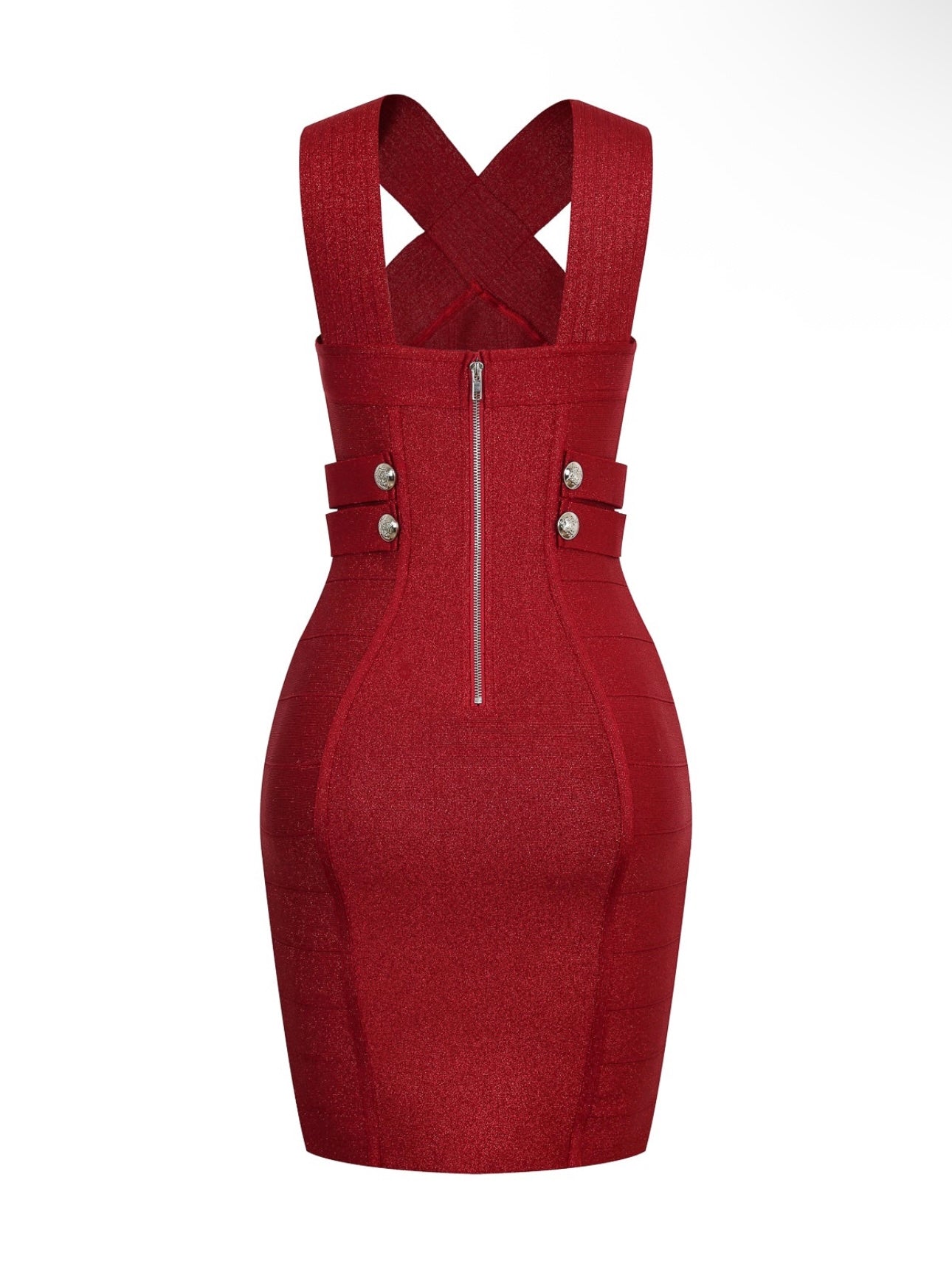 Angela Bandage Red Dress
