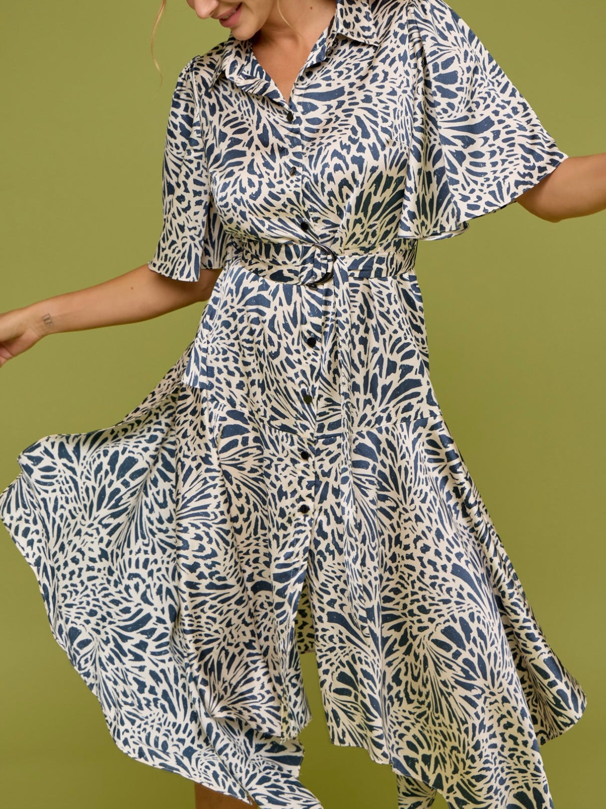 Monique Leopard Dress