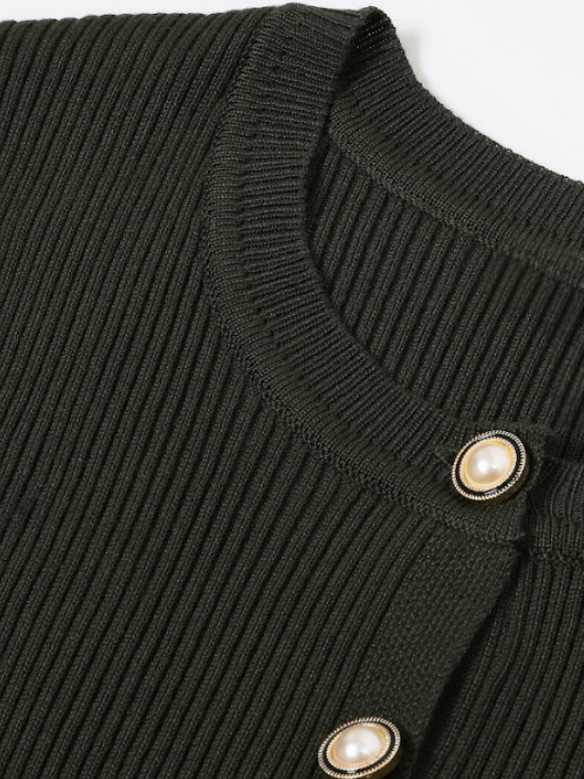 Loren Knit Midi Slate Grey Dress