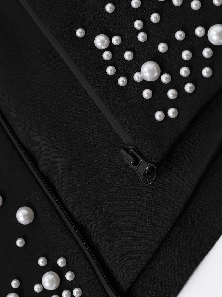 Brissa Pearl Embellished Dress