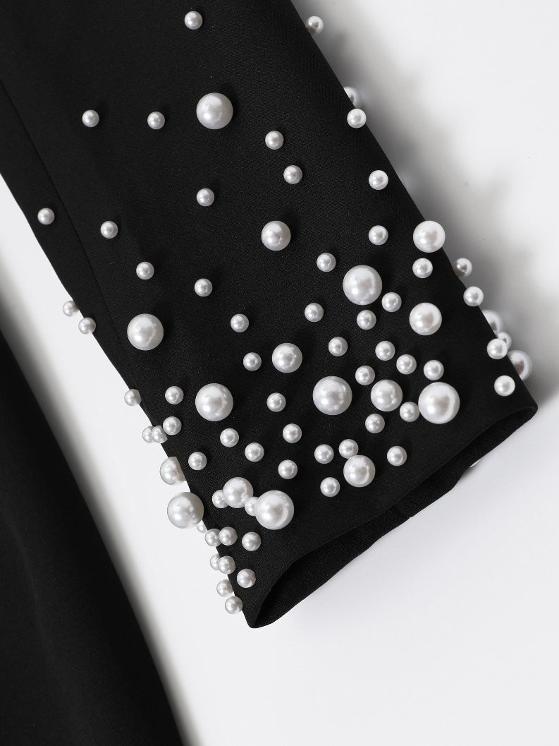 Brissa Pearl Embellished Dress