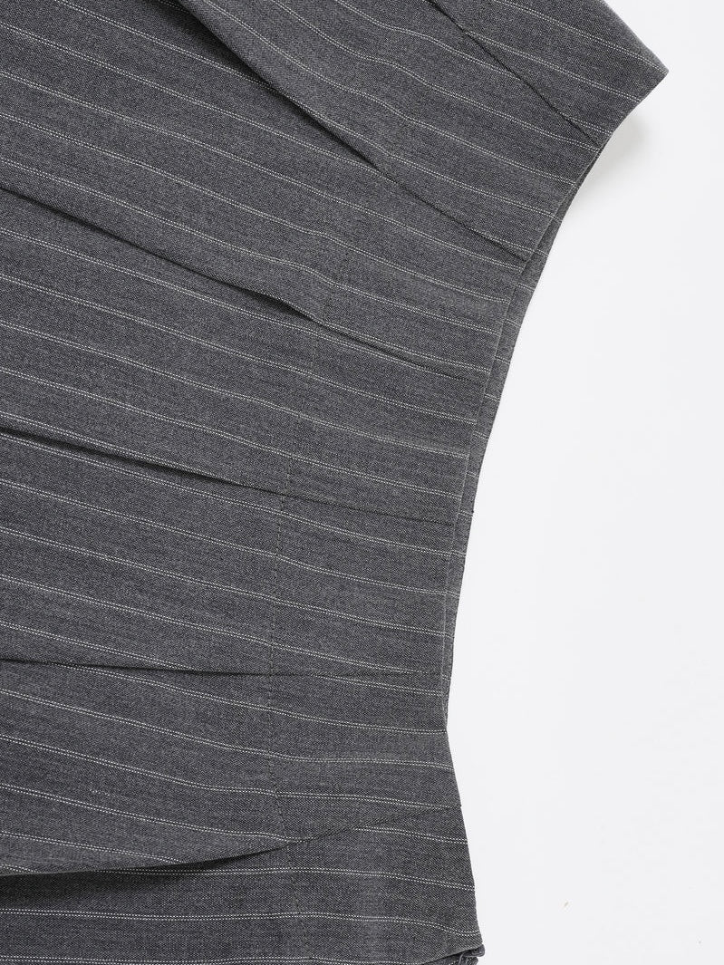 Nidia Pleated Stripe Skirt