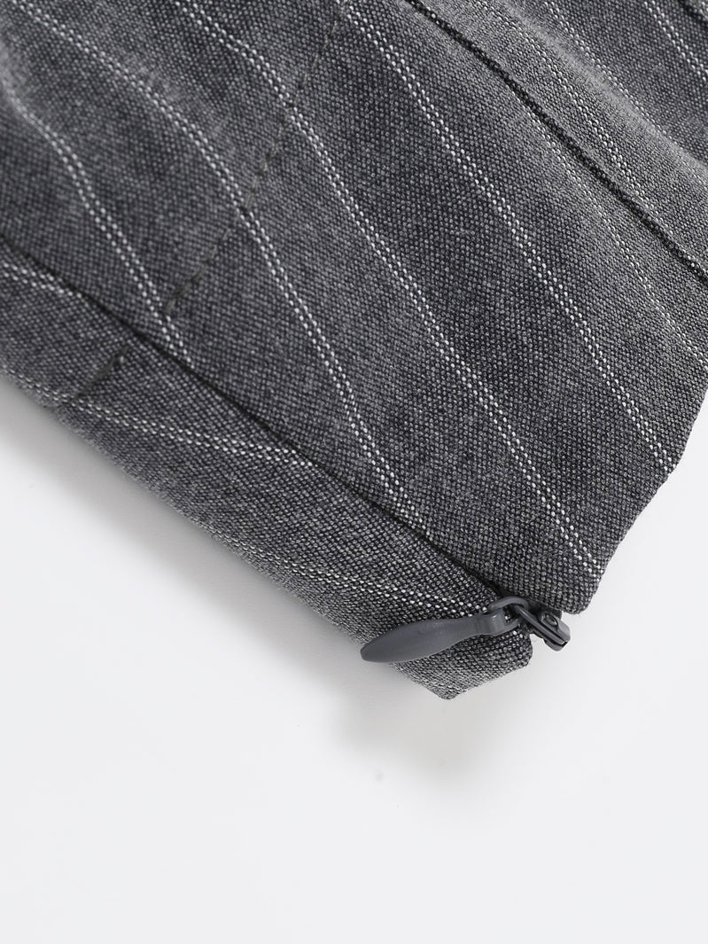 Nidia Pleated Stripe Skirt
