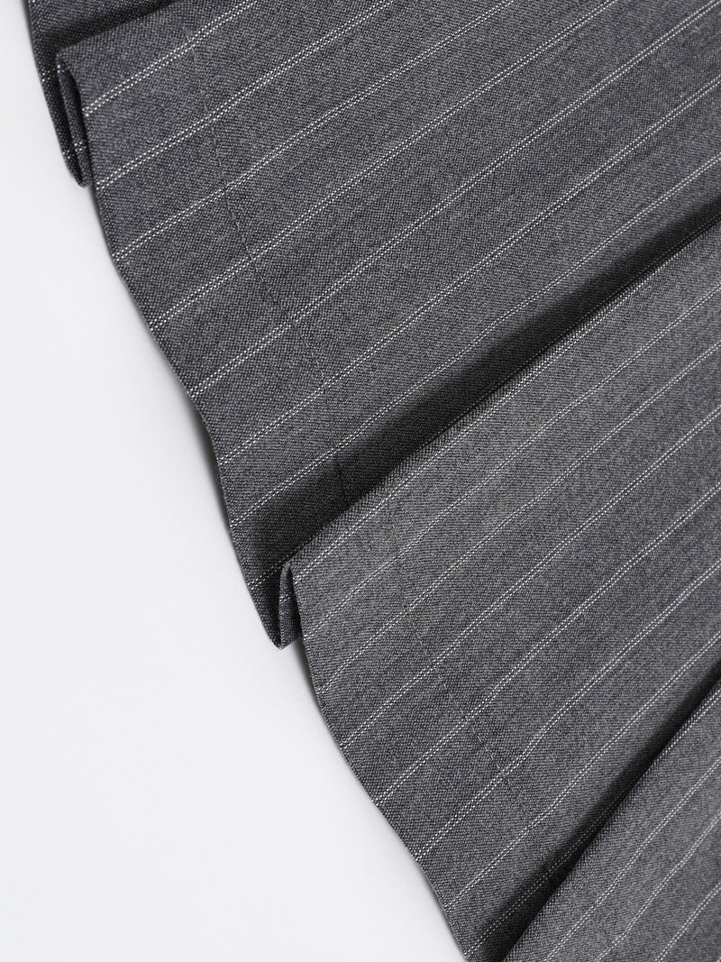 Nidia Pleated Stripe Skirt