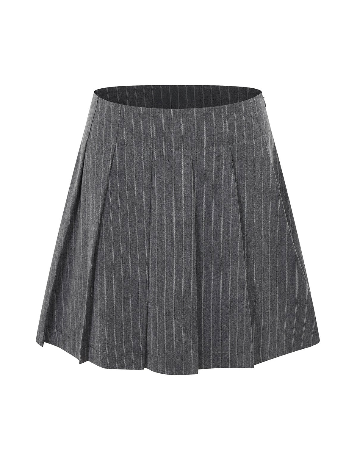 Nidia Pleated Stripe Skirt