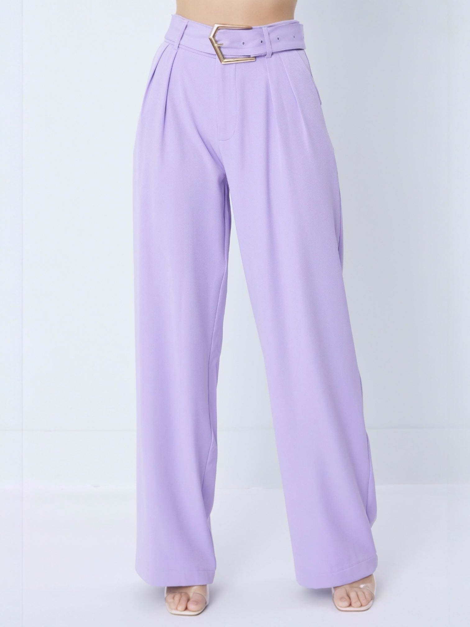 Nela Woven Lavender Bottoms