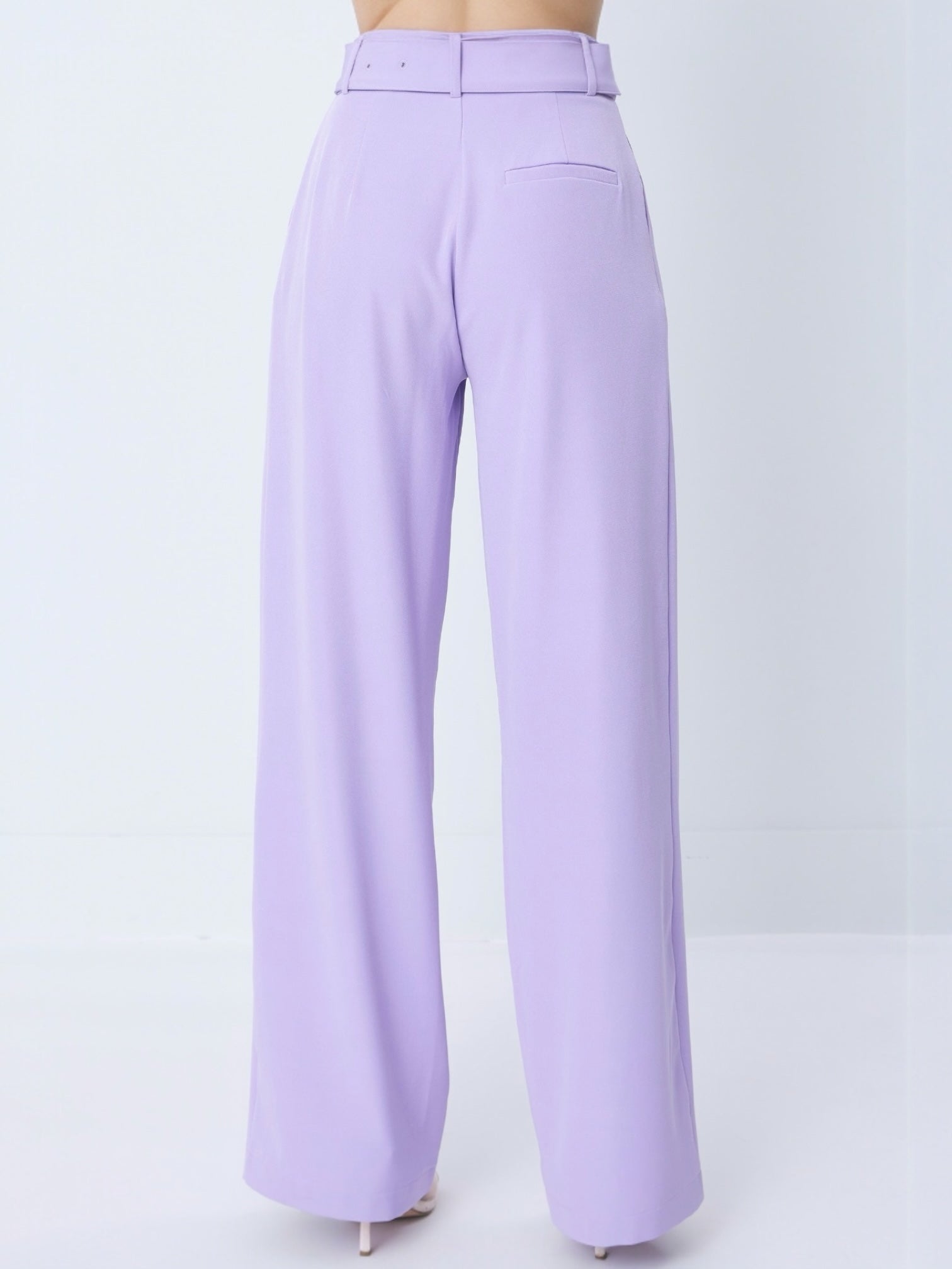 Nela Woven Lavender Bottoms