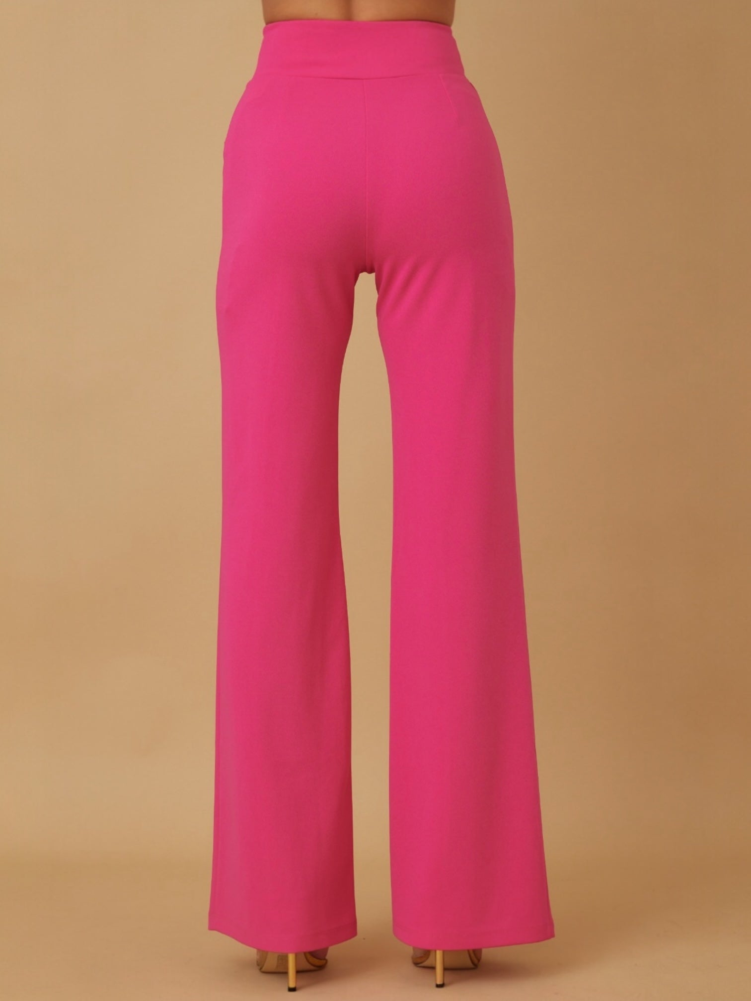 Fuschia Buckle With Button Bottoms