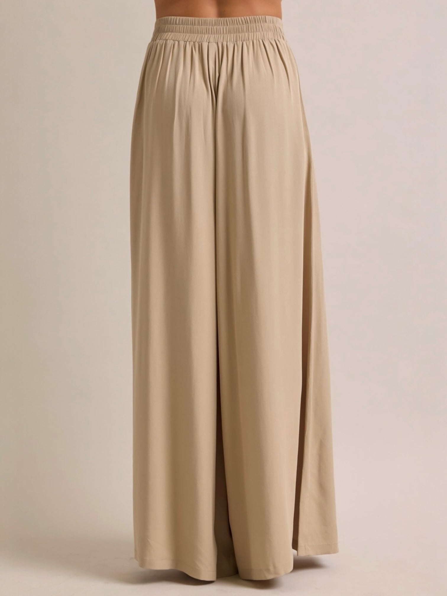 Nayla Wide Beige Bottoms