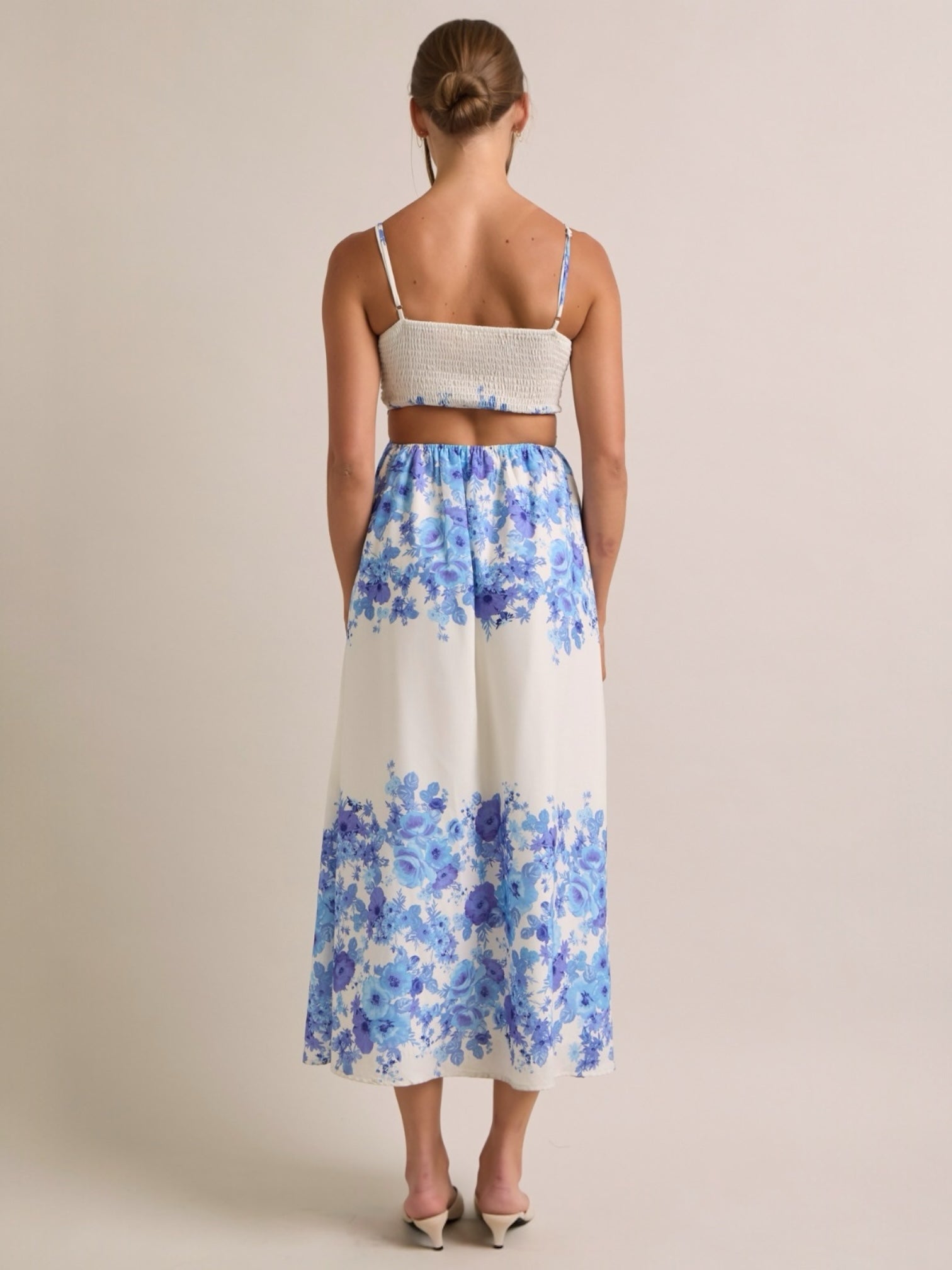 Natalie Bloom Strap Dress FS