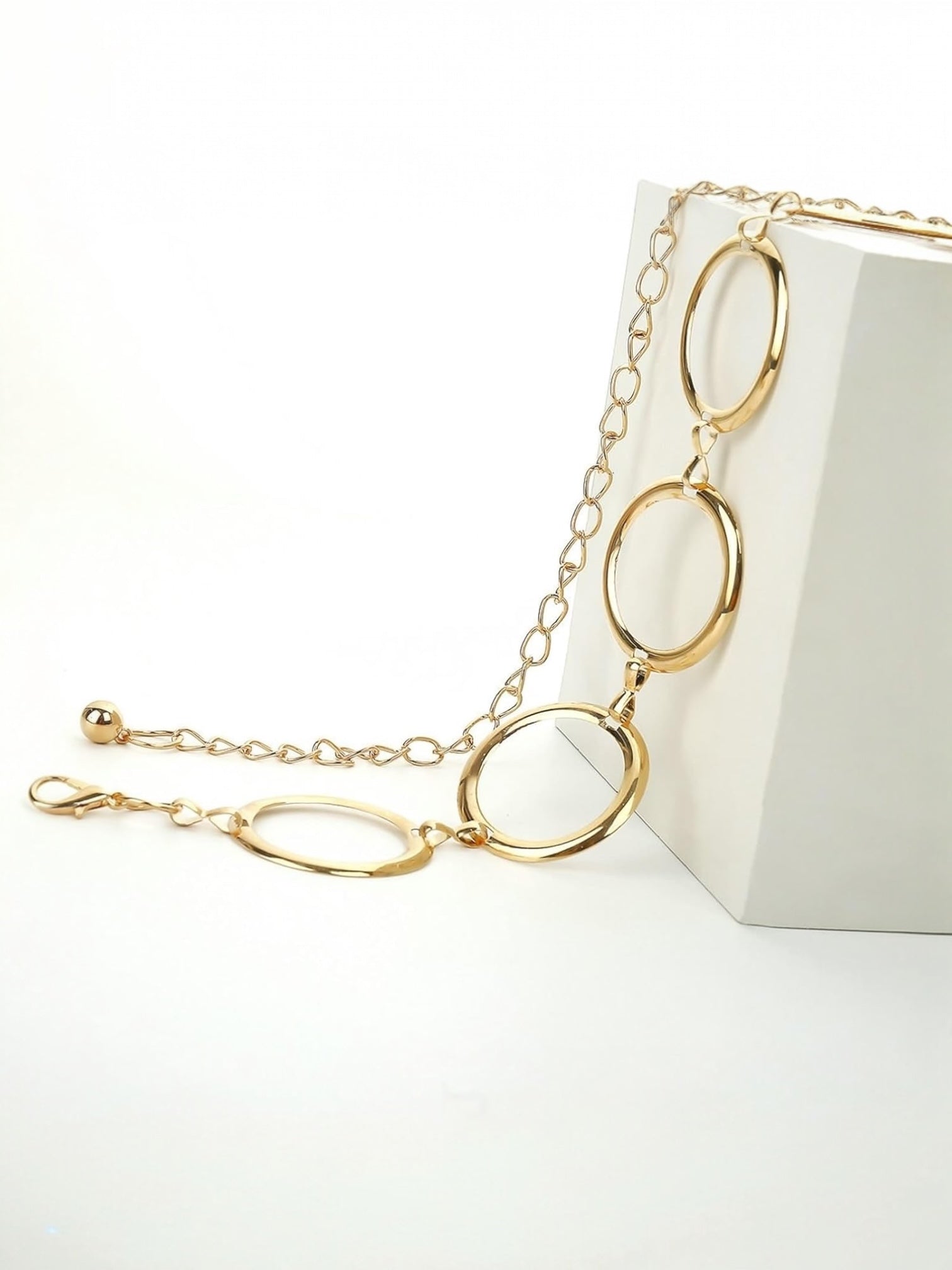 Simple Hoop Link Chain Belt