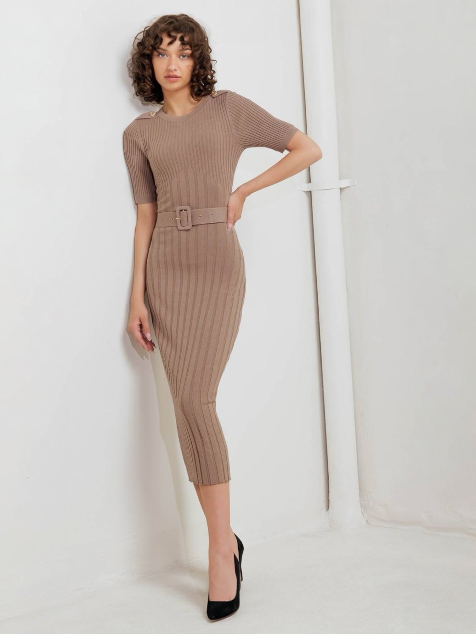 Sandra Knit Midi Dress