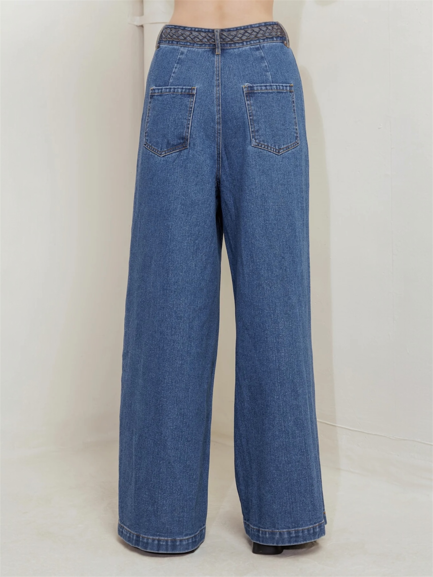 Ivanna Washed Denim Bottoms