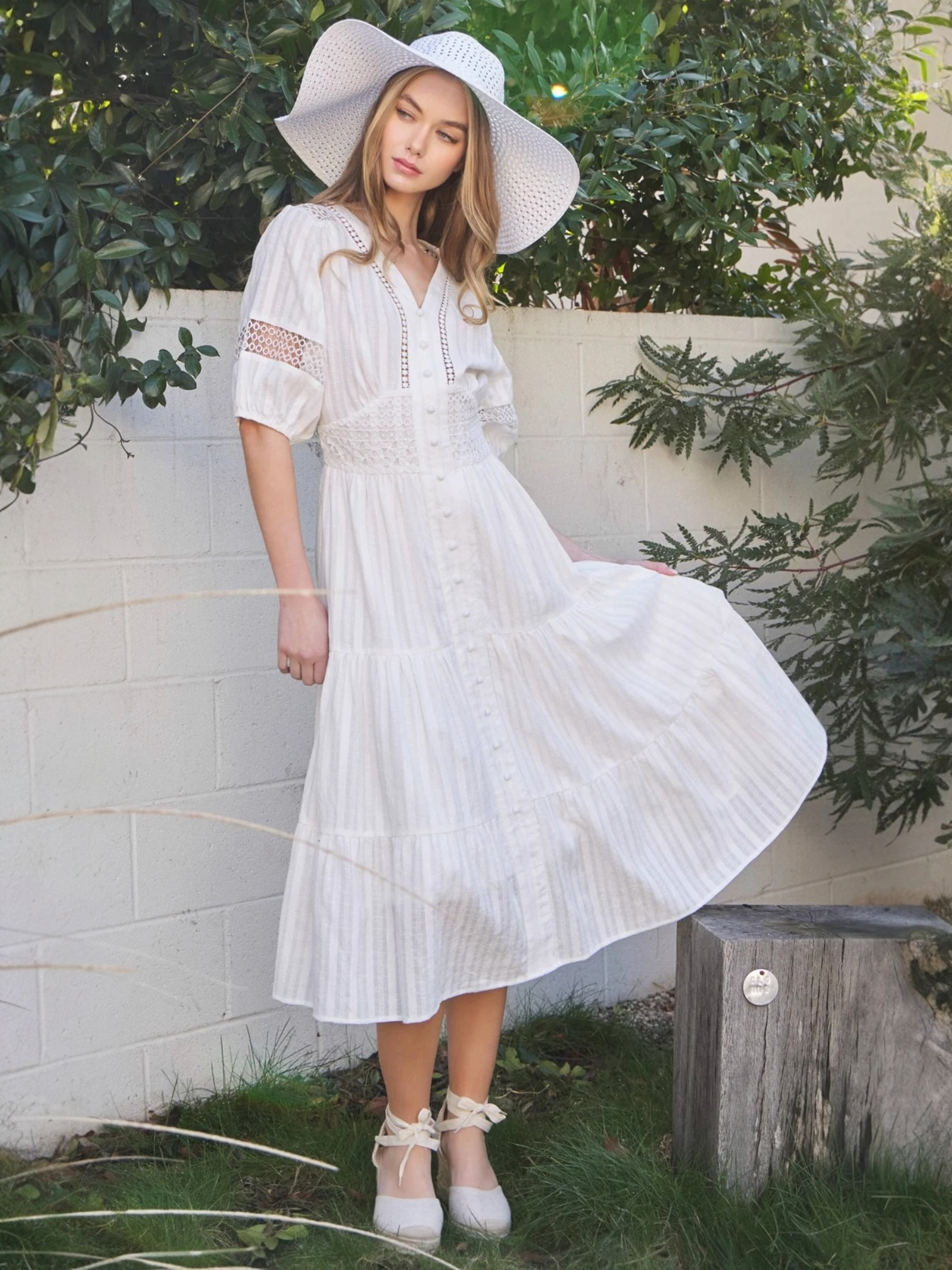midi white boho dress Cynthia Boho Midi Dress – Beashion Boutique