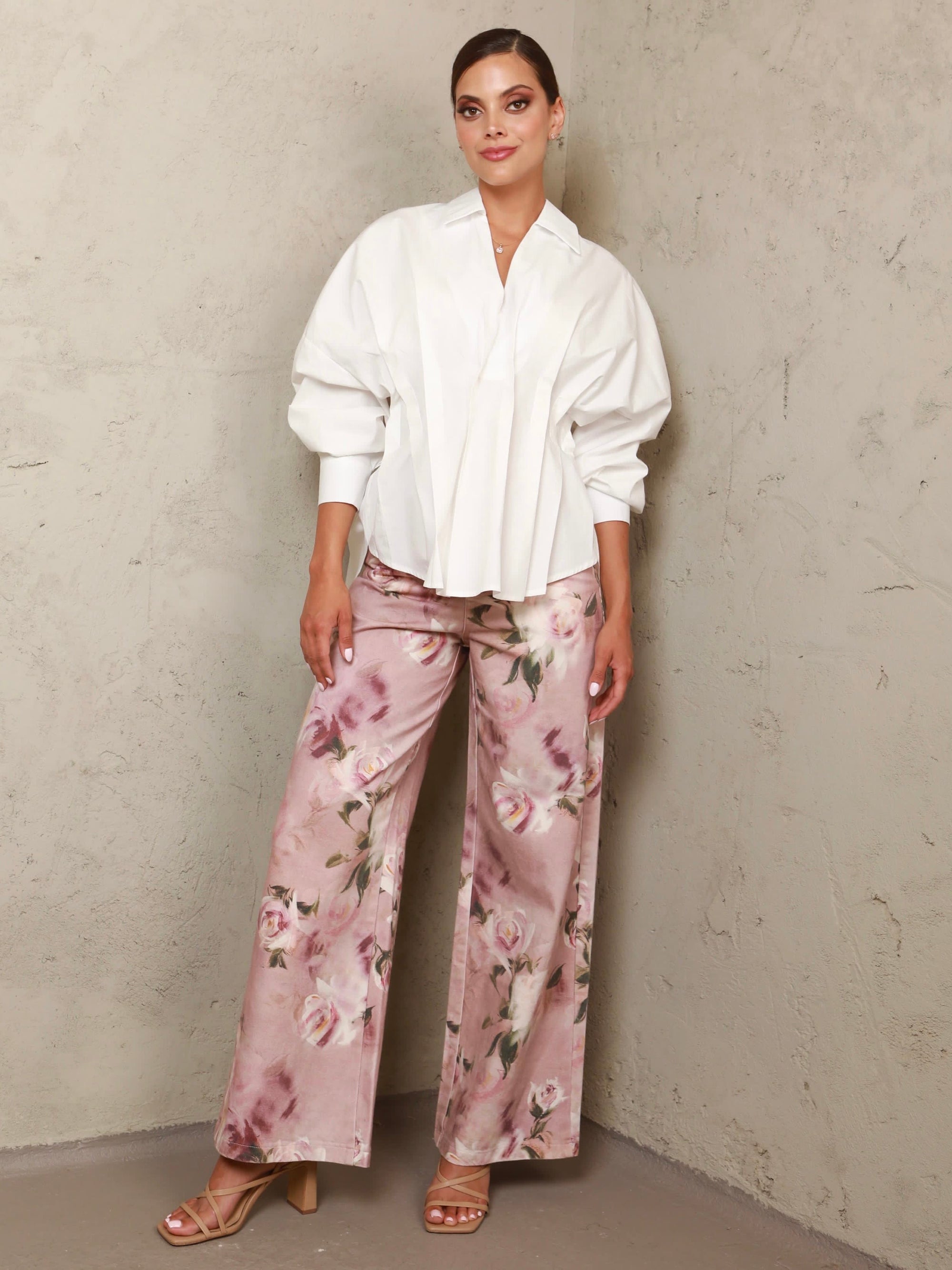 Valentina Floral Jeans Bottoms
