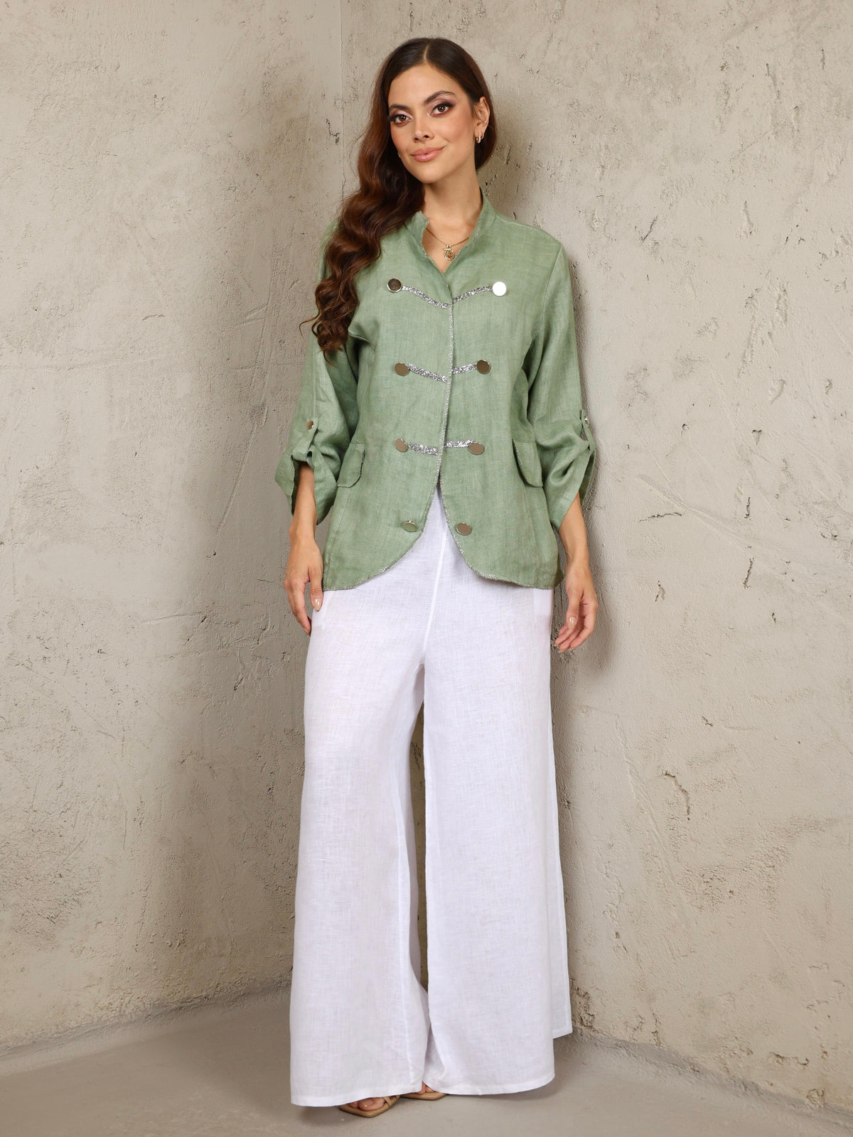 Janie Italian Linen Jacket