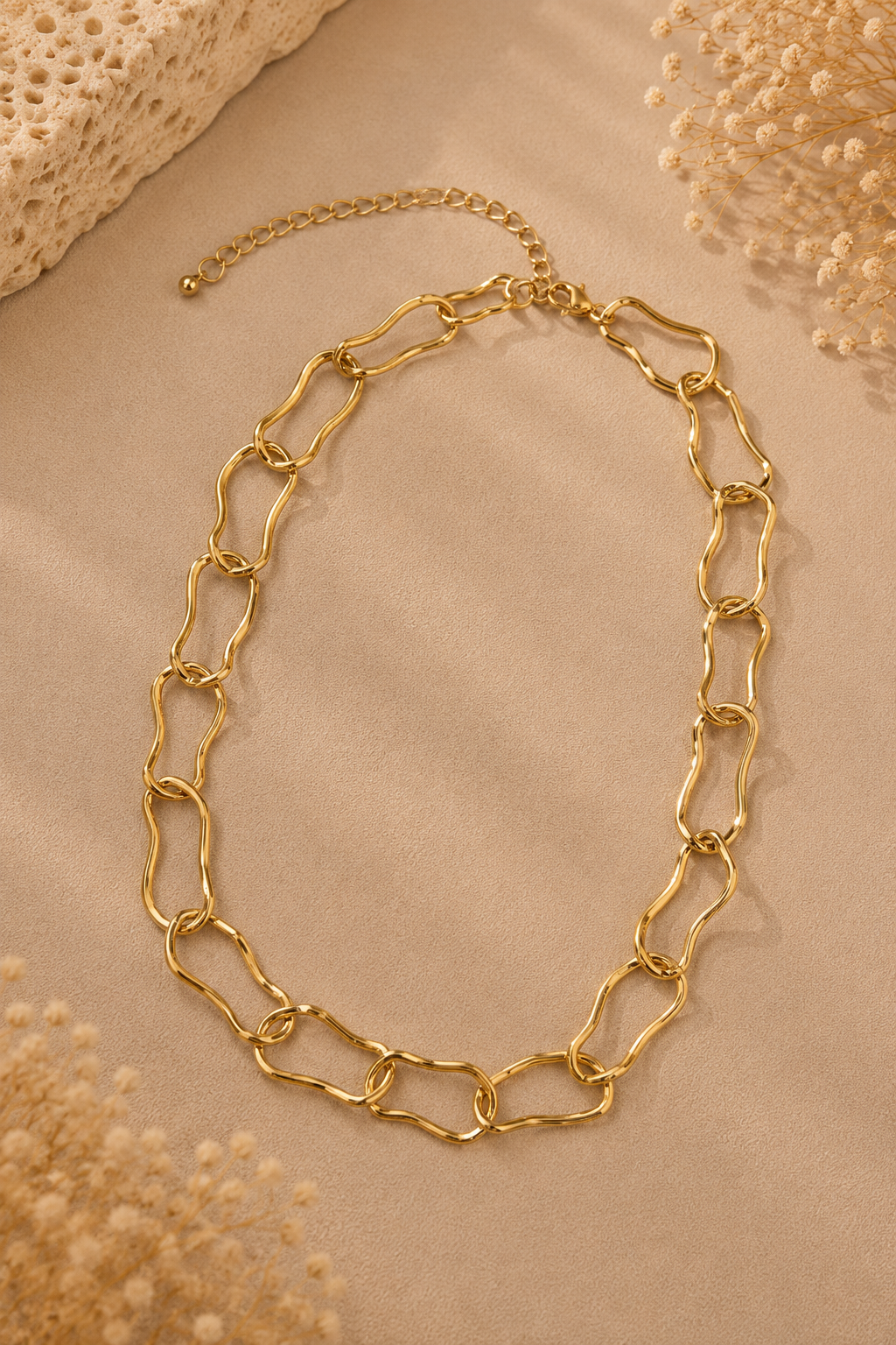 Organic Link Chain Necklace
