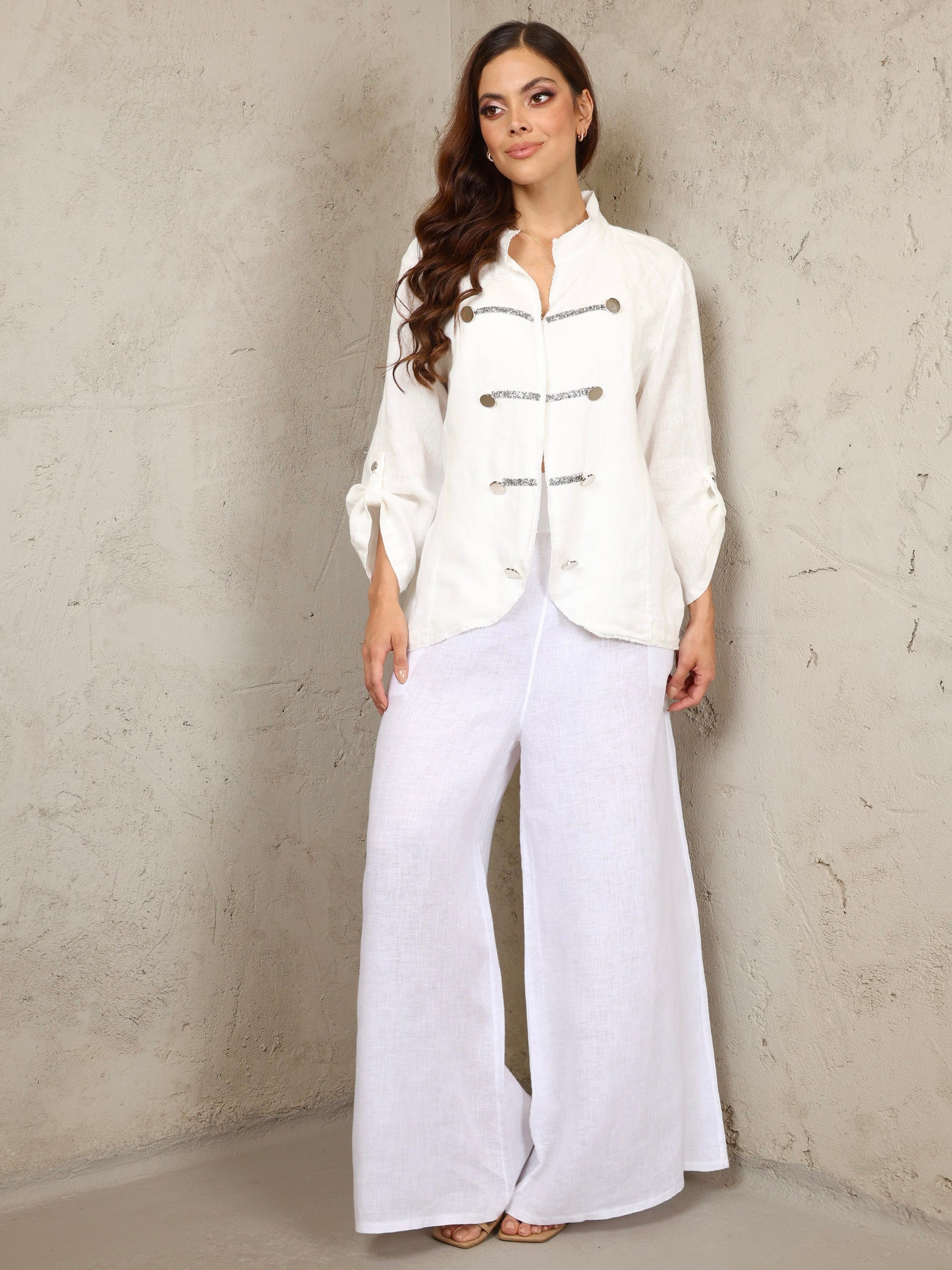 Janie Italian Linen Jacket