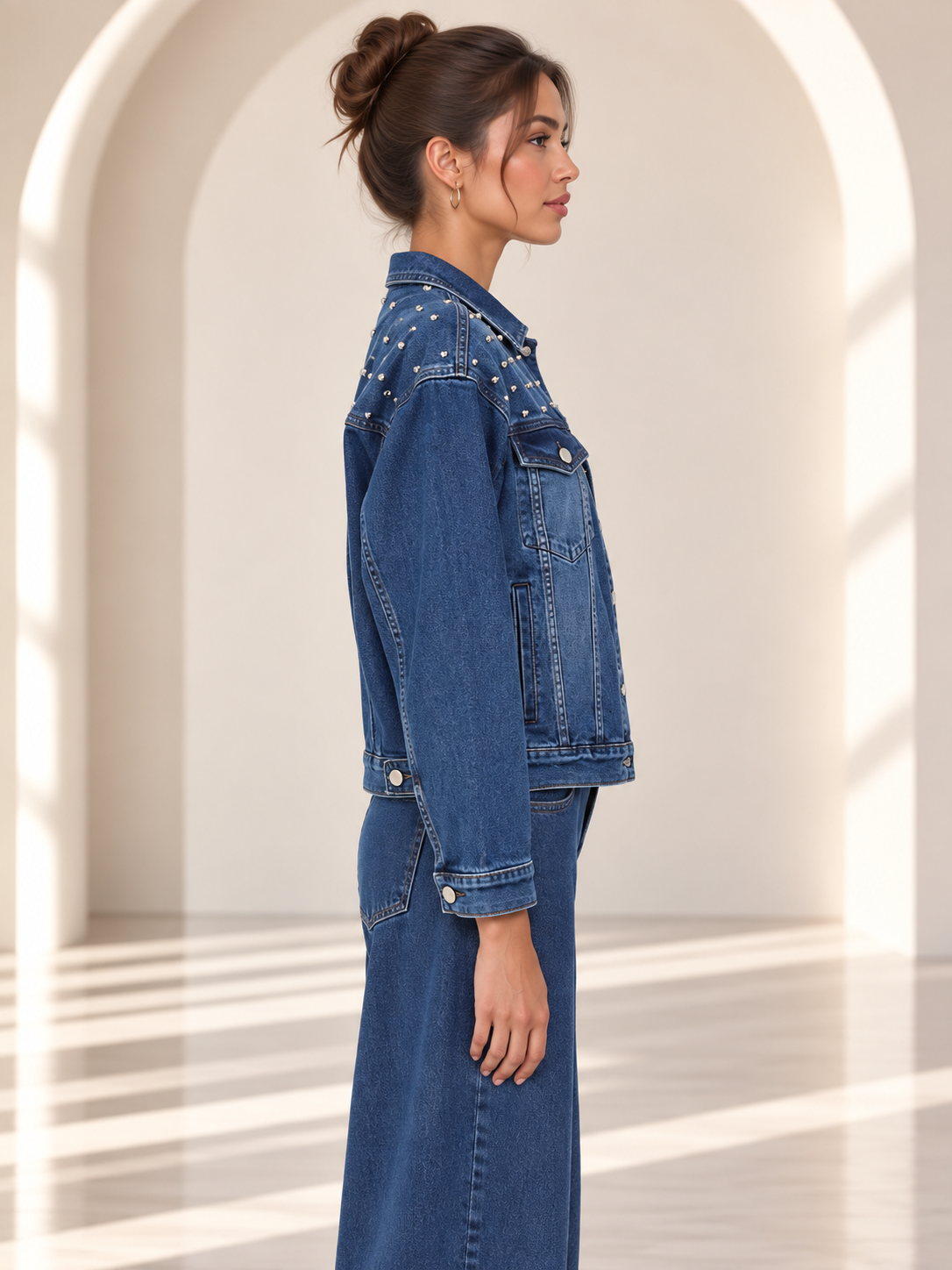 Gia Studded Denim Jacket