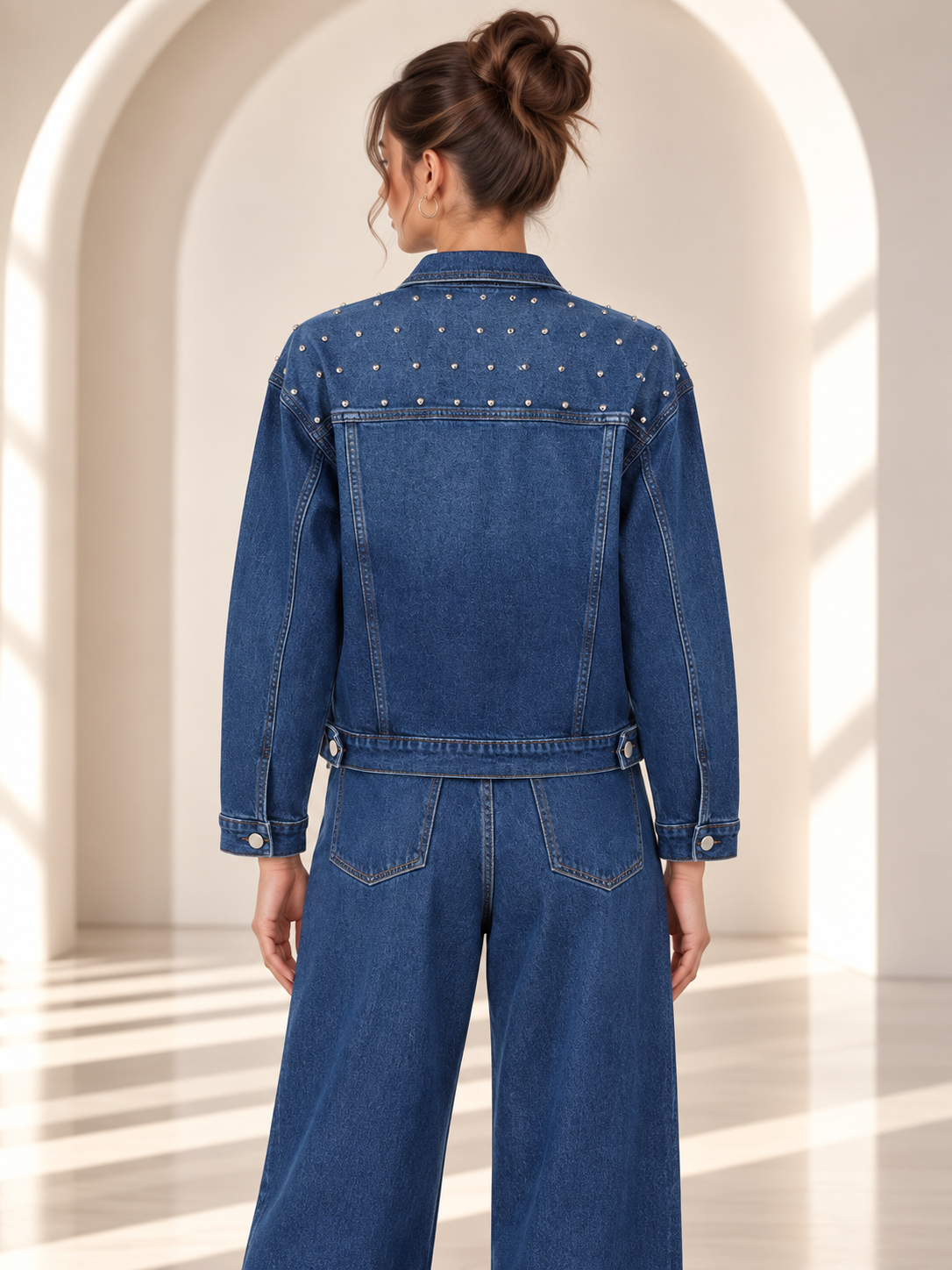 Gia Studded Denim Jacket