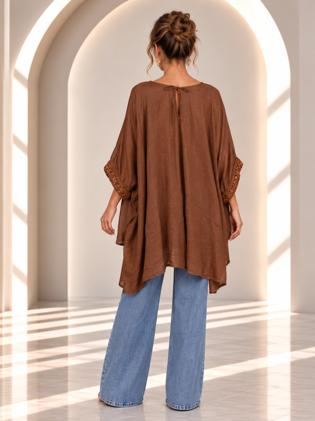 Camille Oversized Linen Top