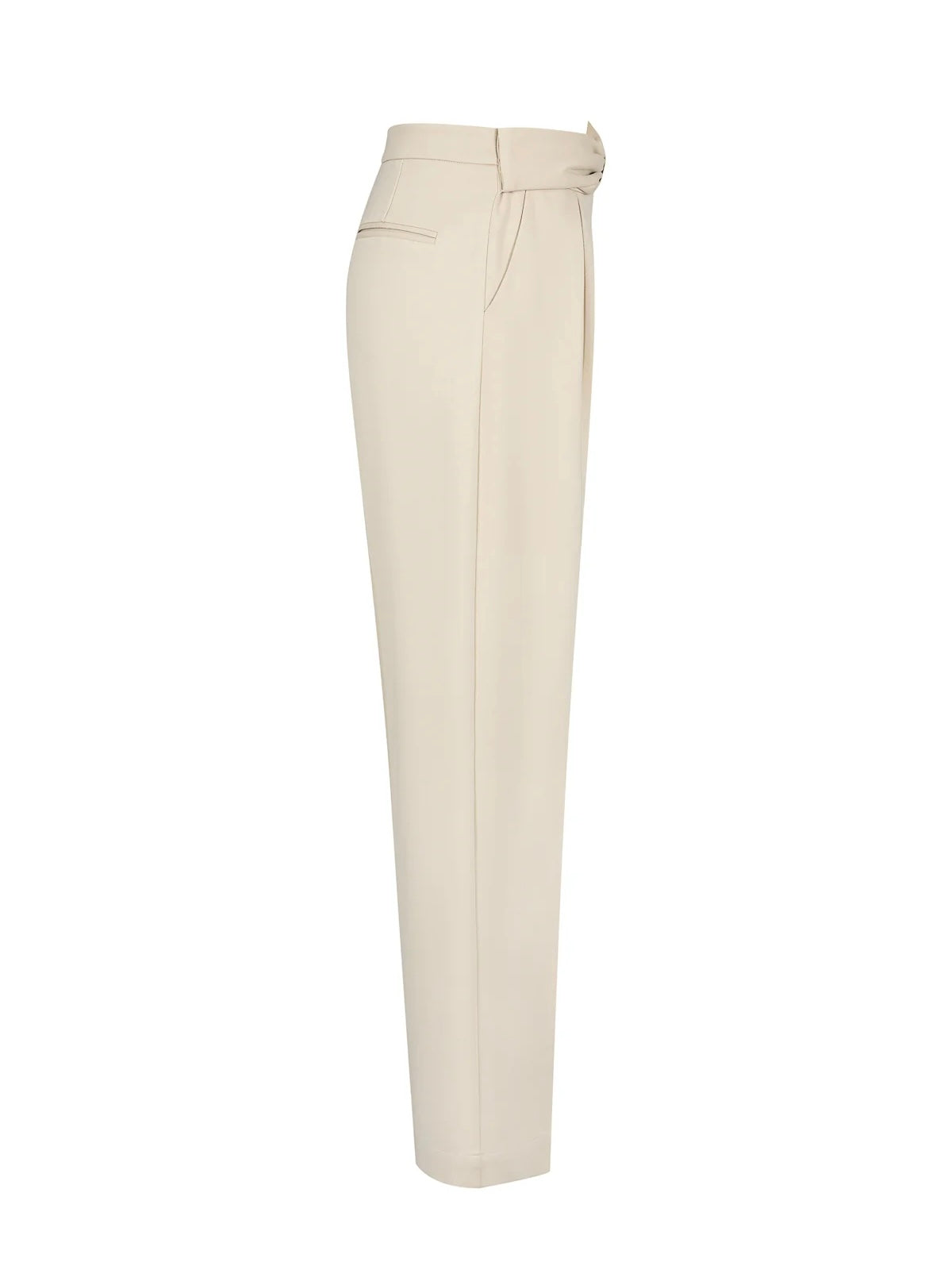 Amelle Woven Beige Pants
