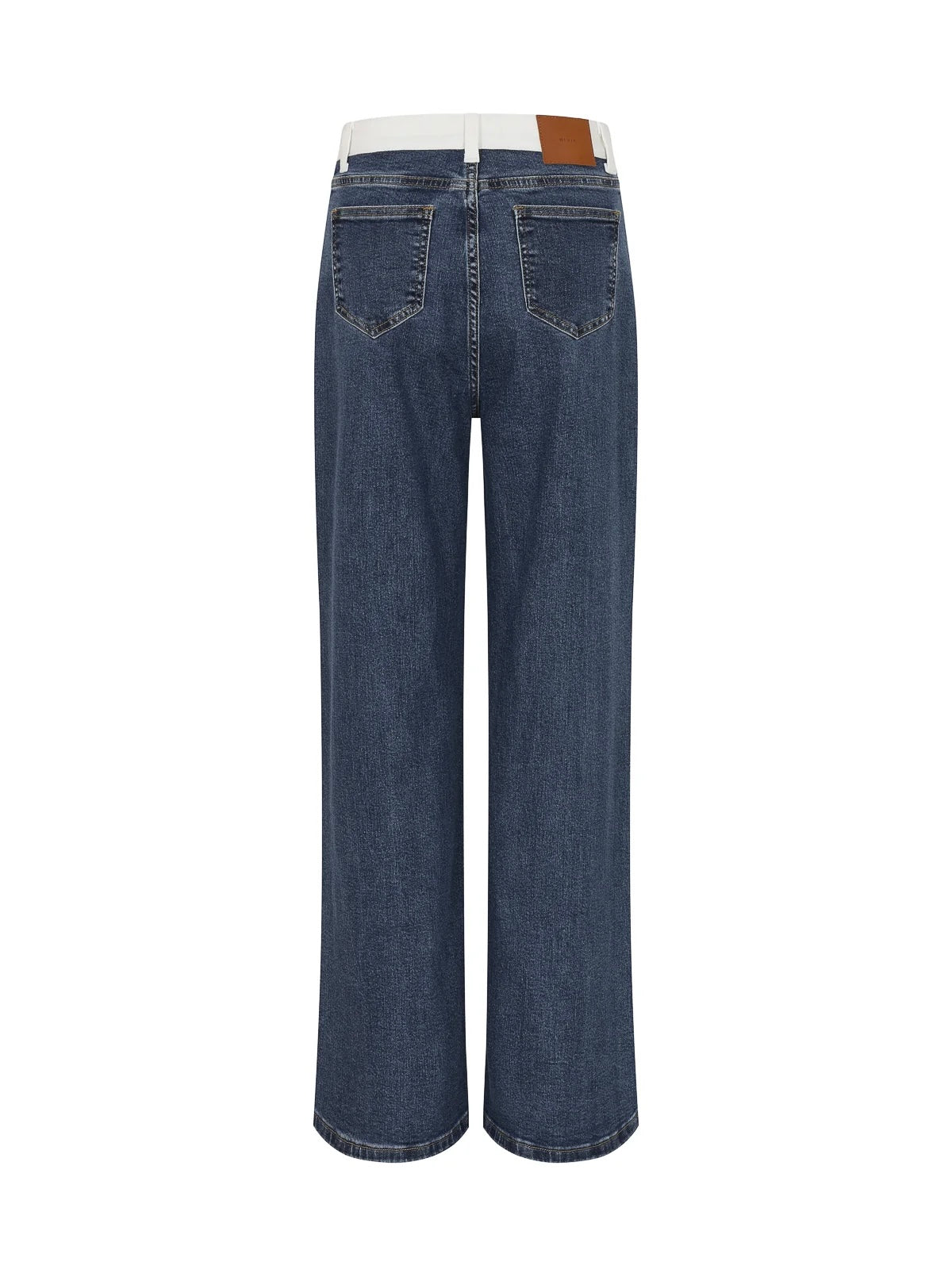 Amelia Color Block Waist Denim Jeans