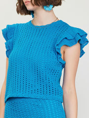 Melanie Crochet Top
