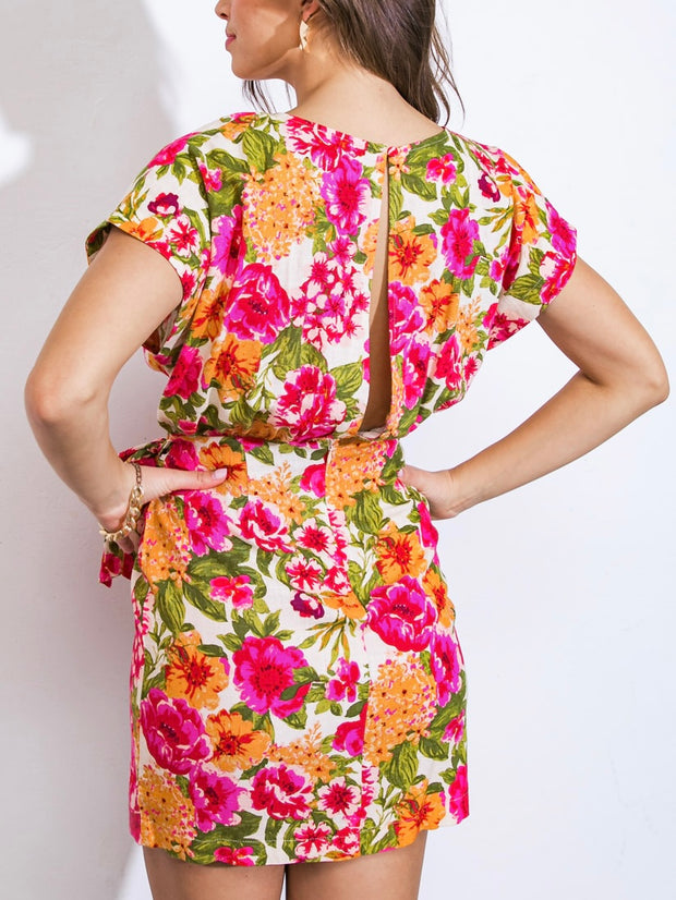 Amanda Woven Mini Dress
